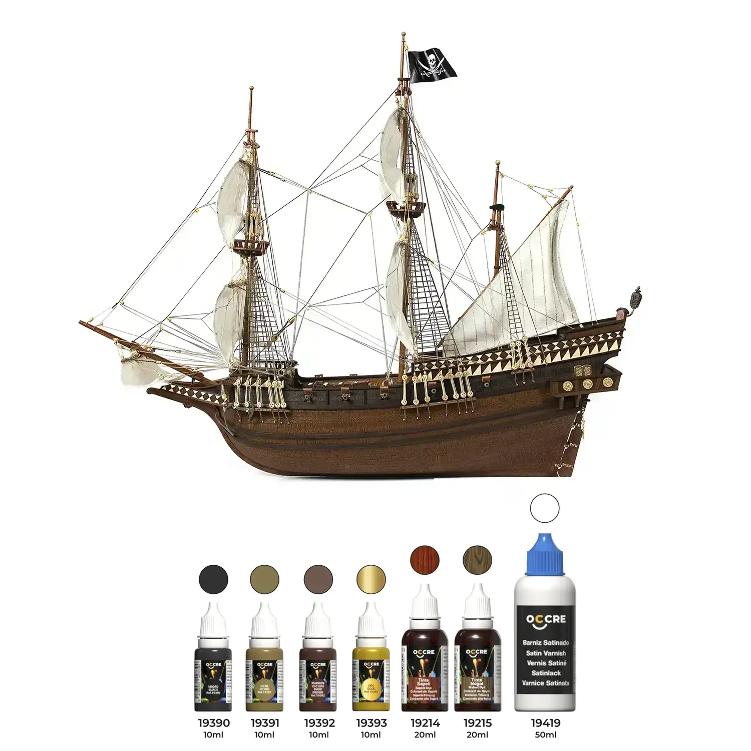Maqueta Barcos Pirata
